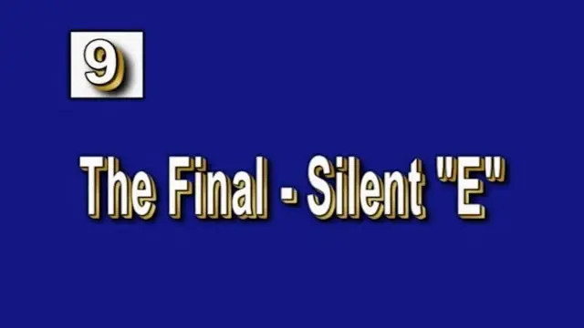 A blue background with the words " the final-silent " written in gold letters.